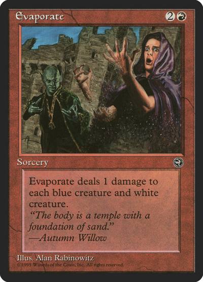 Evaporate HML-74 Homelands Magic card