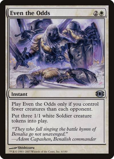 Even the Odds FUT-6 Future Sight Magic card