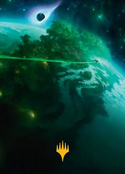 Evendo, Waking Haven // Evendo, Waking Haven AEOE-30 Edge of Eternities Art Series Magic card