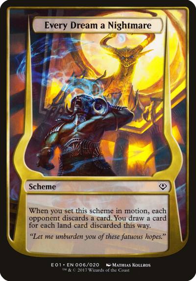 Every Dream a Nightmare OE01-6STAR Archenemy: Nicol Bolas Schemes Magic card