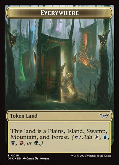 Everywhere TDSK-16 Duskmourn: House of Horror Tokens Magic card