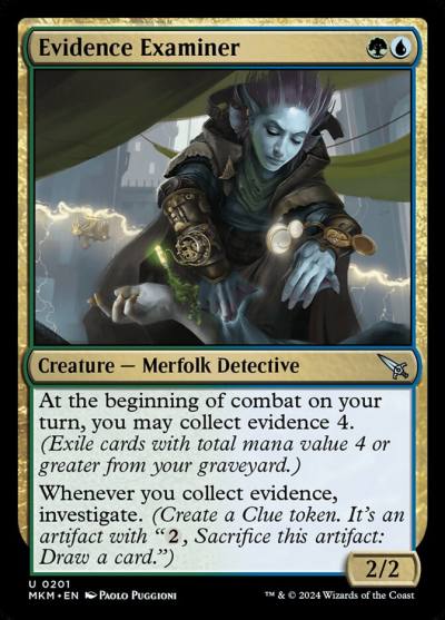 Evidence Examiner MKM-201 Murders at Karlov Manor Magic card