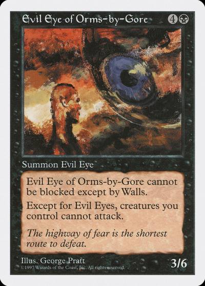 Evil Eye of Orms-by-Gore 5ED-159 Fifth Edition Magic card