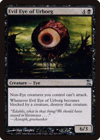 Evil Eye of Urborg TSP-107 Time Spiral Magic card
