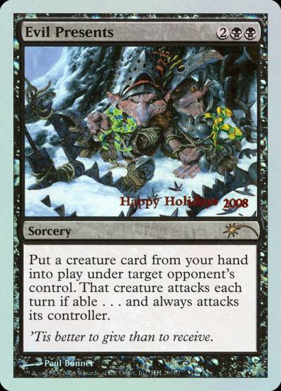 Evil Presents HHO-8 Happy Holidays Magic card