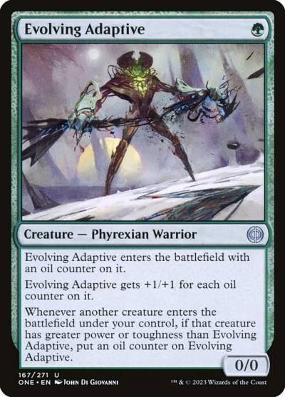 Evolving Adaptive 167 Phyrexia: All Will Be One Magic card