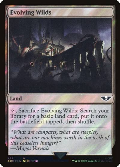 Evolving Wilds 40K-277STAR Warhammer 40,000 Commander Magic card