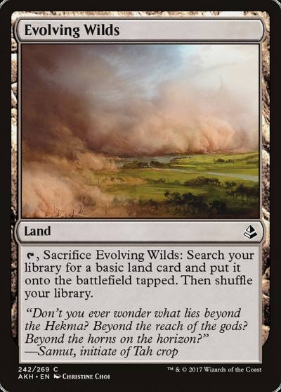 Evolving Wilds AKH-242 Amonkhet Magic card