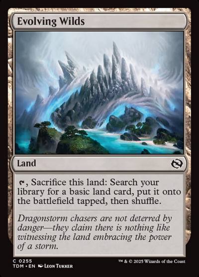 Evolving Wilds TDM-255 Tarkir: Dragonstorm Magic card