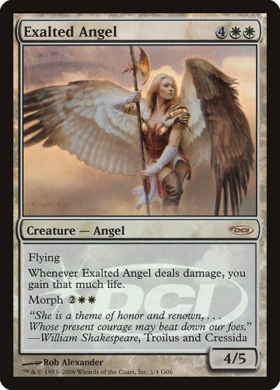 Exalted Angel G06-1 Judge Gift Cards 2006 Magic card