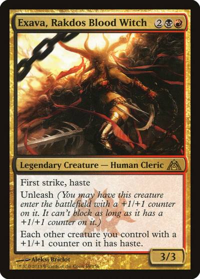 Exava, Rakdos Blood Witch DGM-69 Dragon's Maze Magic card