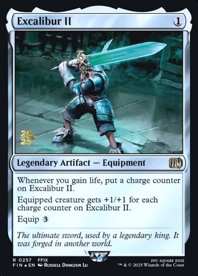 Excalibur II PFIN-257S Final Fantasy Promos Magic card