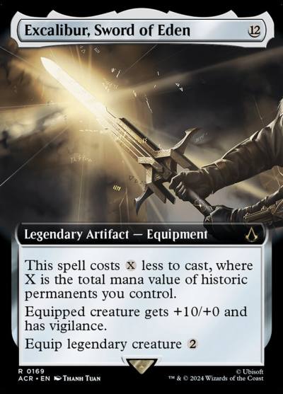 Excalibur, Sword of Eden ACR-169 Assassin's Creed Magic card