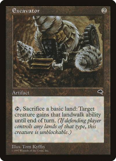 Excavator TMP-287 Tempest Magic card