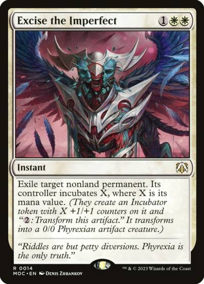 Excise the Imperfect MOC-14 March of the Machine Commander Magic card