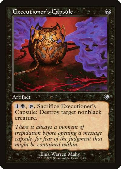 Executioner's Capsule BRC-104 The Brothers' War Commander Magic card