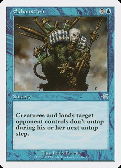 Exhaustion S99-36 Starter 1999 Magic card