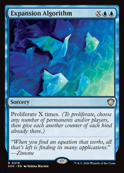 Expansion Algorithm SOC-19 Secrets of Strixhaven Commander Magic card