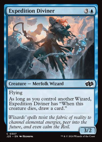 Expedition Diviner J25-307 Foundations Jumpstart Magic card