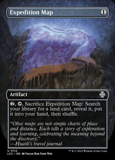 Expedition Map LCC-112 The Lost Caverns of Ixalan Commander Magic card