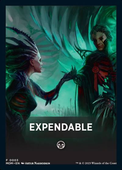 Expendable FMOM-3 March of the Machine Jumpstart Front Cards Magic card