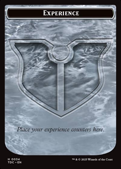 Experience TTDC-34 Tarkir: Dragonstorm Commander Tokens Magic card