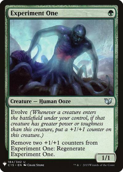 Experiment One PLST-C15-184 The List Magic card
