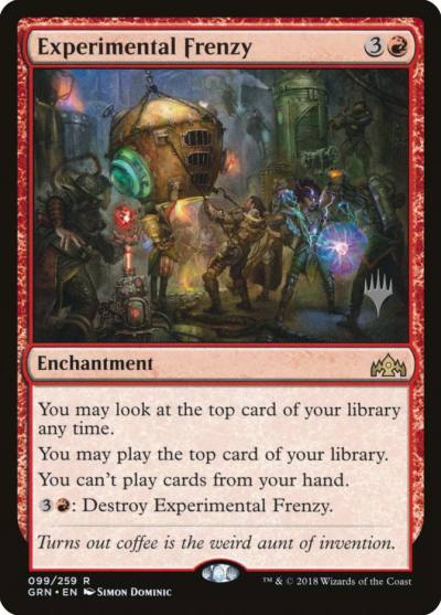 Experimental Frenzy PGRN-99P Guilds of Ravnica Promos Magic card