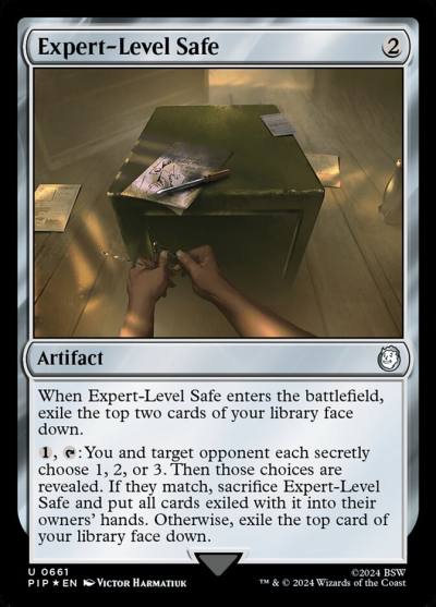 Expert-Level Safe PIP-661 Fallout Magic card
