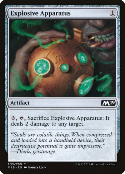Explosive Apparatus M19-233 Core Set 2019 Magic card