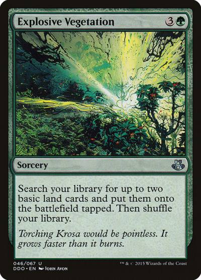 Explosive Vegetation DDO-46 Duel Decks: Elspeth vs. Kiora Magic card
