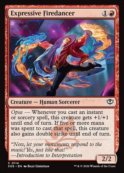 Expressive Firedancer 114 Secrets of Strixhaven Magic card