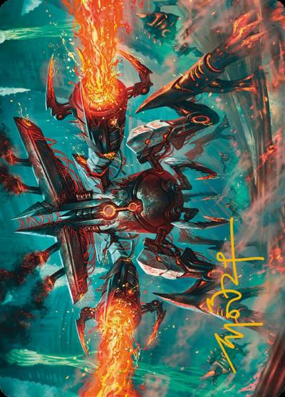 Exterminator Magmarch // Exterminator Magmarch AMH3-33 Modern Horizons 3 Art Series Magic card