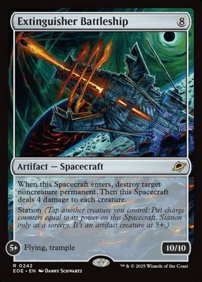 Extinguisher Battleship EOE-242 Edge of Eternities Magic card