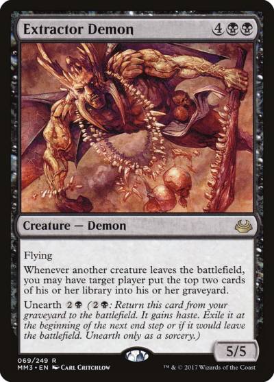 Extractor Demon MM3-69 Modern Masters 2017 Magic card