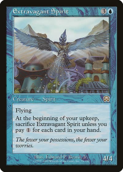Extravagant Spirit 79 Mercadian Masques Magic card