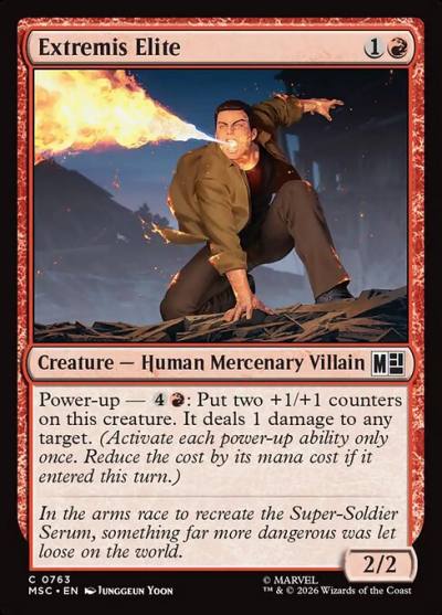 Extremis Elite MSC-763 Marvel Super Heroes Commander Magic card