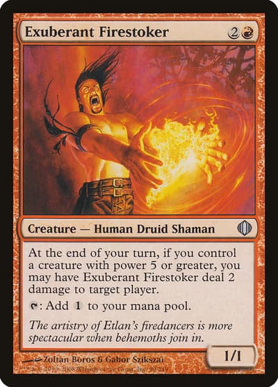Exuberant Firestoker 99 Shards of Alara Magic card