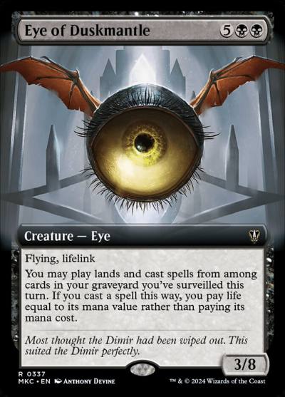 Eye of Duskmantle MKC-337 Murders at Karlov Manor Commander Magic card