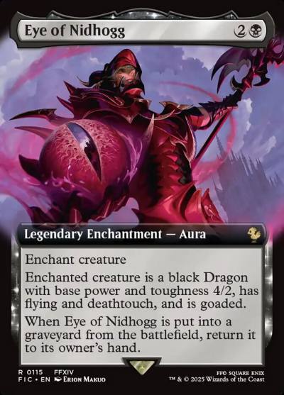 Eye of Nidhogg FIC-115 Final Fantasy Commander Magic card