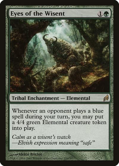 Eyes of the Wisent 210 Lorwyn Magic card