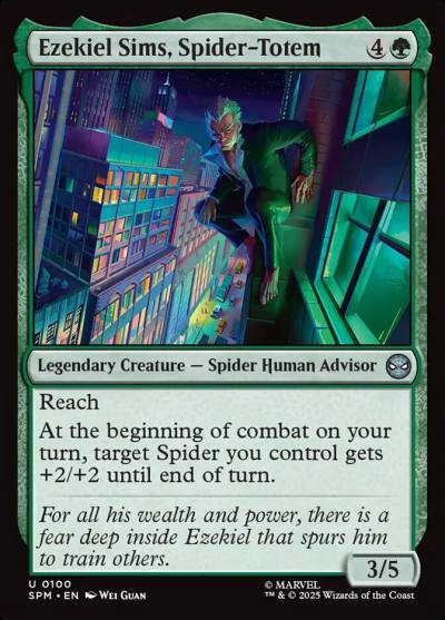 Ezekiel Sims, Spider-Totem SPM-100 Marvel's Spider-Man Magic card