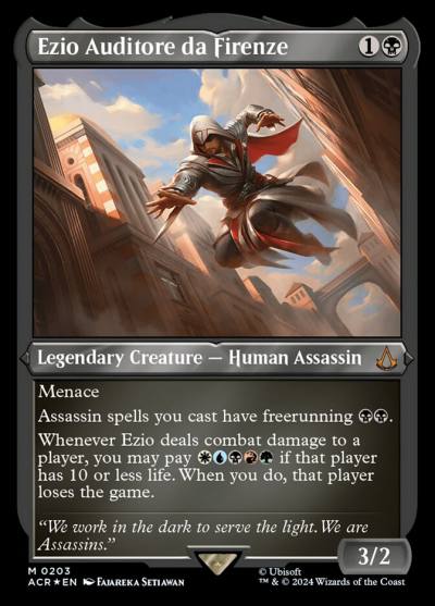 Ezio Auditore da Firenze ACR-203 Assassin's Creed Magic card
