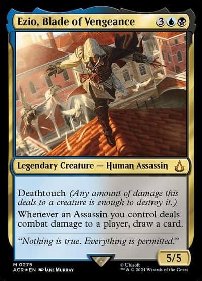 Ezio, Blade of Vengeance 275 Assassin's Creed Magic card