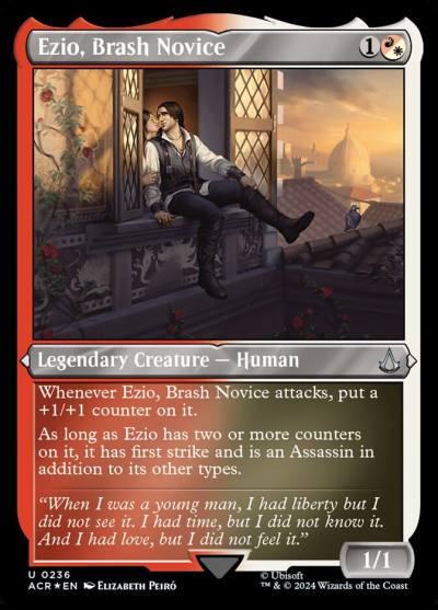 Ezio, Brash Novice ACR-236 Assassin's Creed Magic card