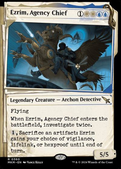 Ezrim, Agency Chief MKM-360 Murders at Karlov Manor Magic card