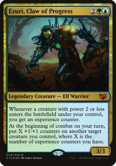 Ezuri, Claw of Progress OC15-44 Commander 2015 Oversized Magic card