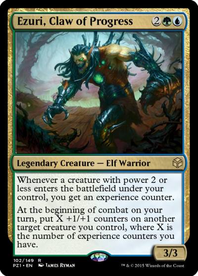 Ezuri, Claw of Progress PZ1-102 Legendary Cube Prize Pack Magic card