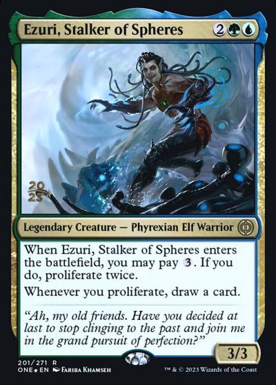 Ezuri, Stalker of Spheres PONE-201S Phyrexia: All Will Be One Promos Magic card