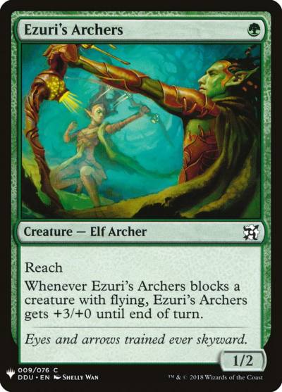 Ezuri's Archers PLST-DDU-9 The List Magic card